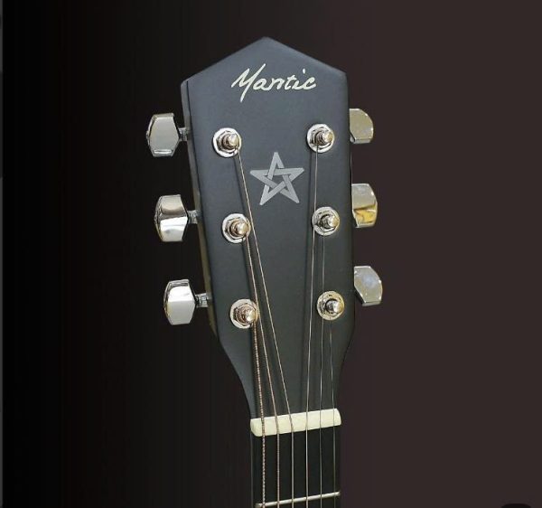 Đàn guitar acoustic Mantic GT-1GCBK màu đen - Hình ảnh 3