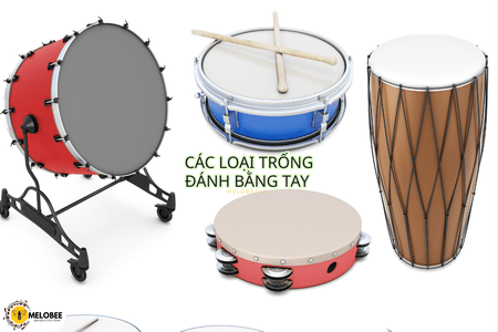 các loại trống đánh bằng tay