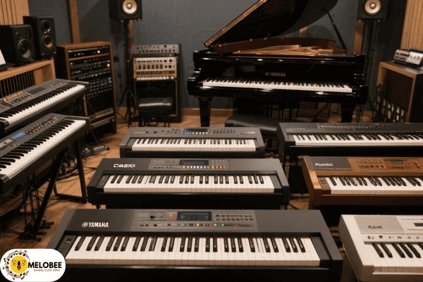 So sánh các mẫu piano đa âm sắc của Yamaha, Casio và Roland
